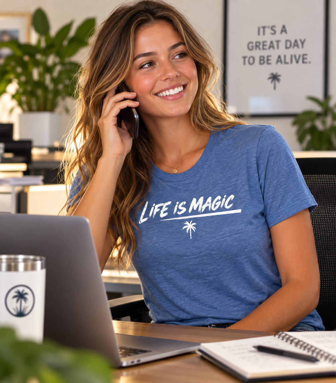 Life Is Magic — Women's Everyday Triblend Tee
