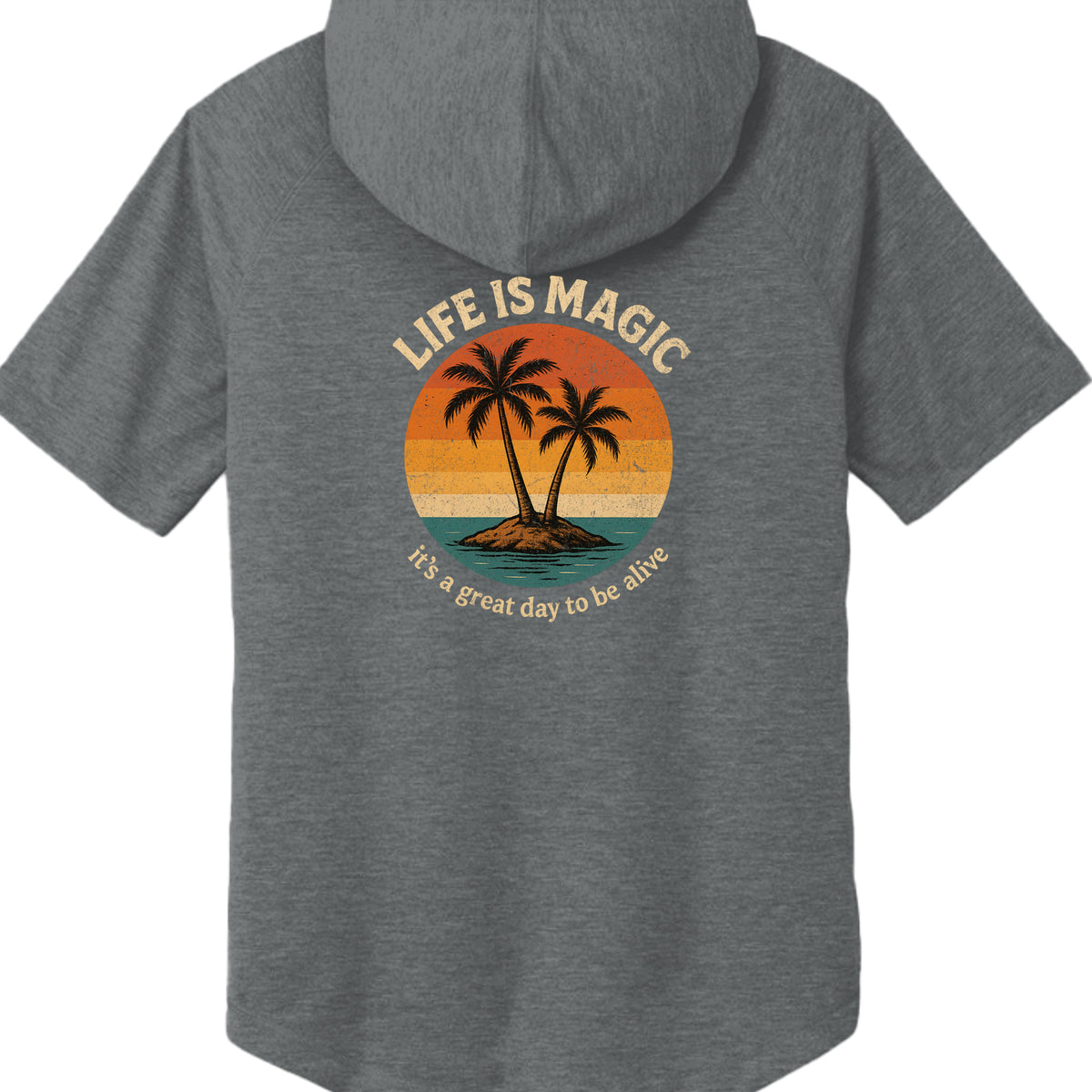 Life Is Magic — Sunrise Short-Sleeve Hoodie