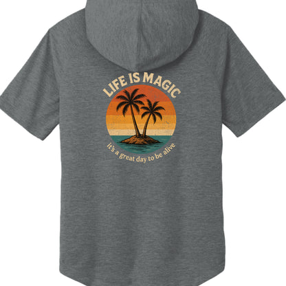 Life Is Magic — Sunrise Short-Sleeve Hoodie