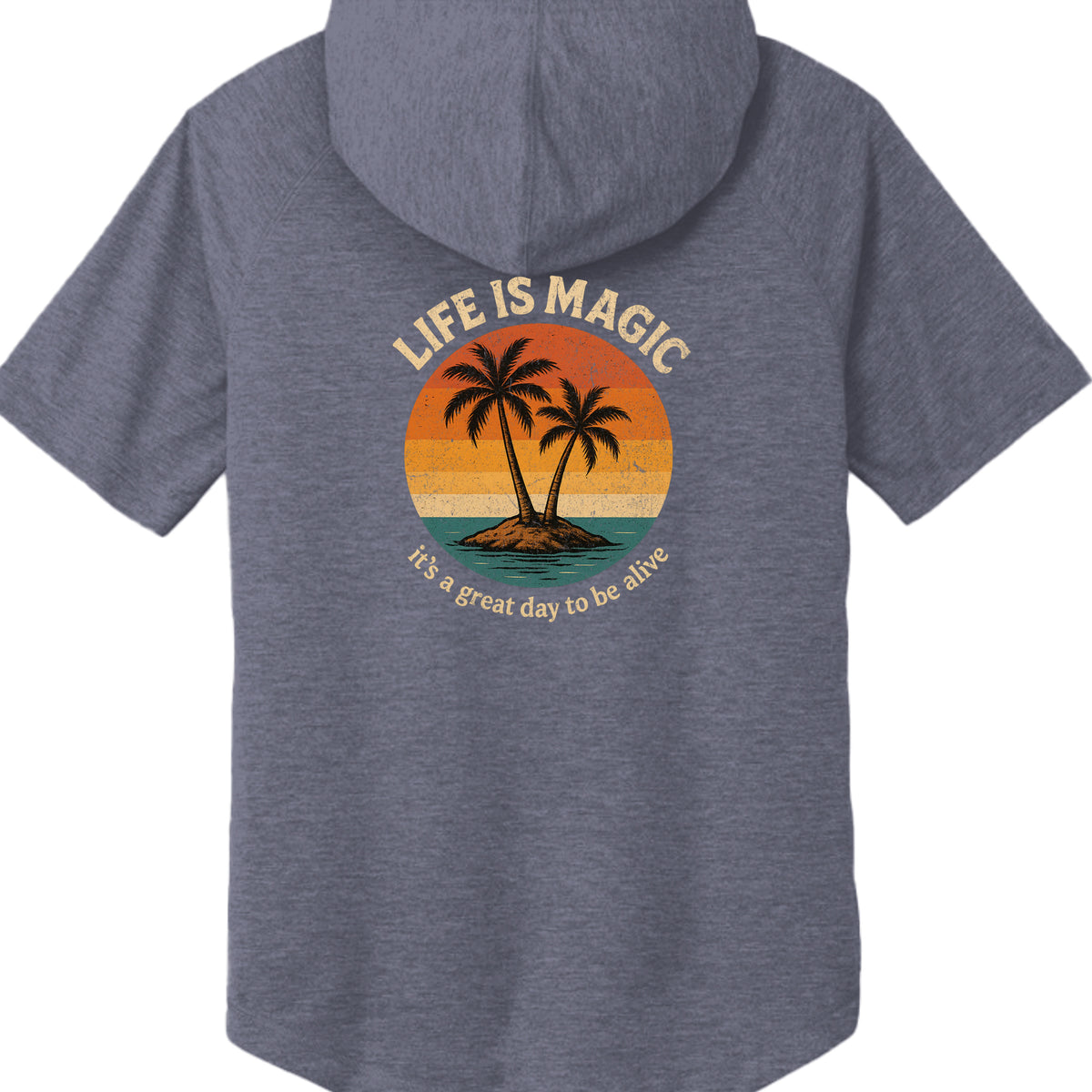 Life Is Magic — Sunrise Short-Sleeve Hoodie