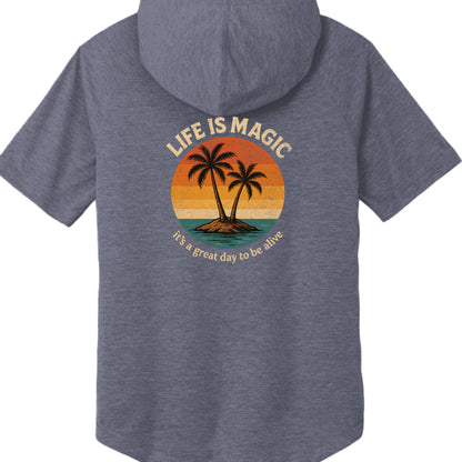 Life Is Magic — Sunrise Short-Sleeve Hoodie