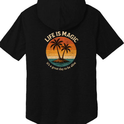 Life Is Magic — Sunrise Short-Sleeve Hoodie