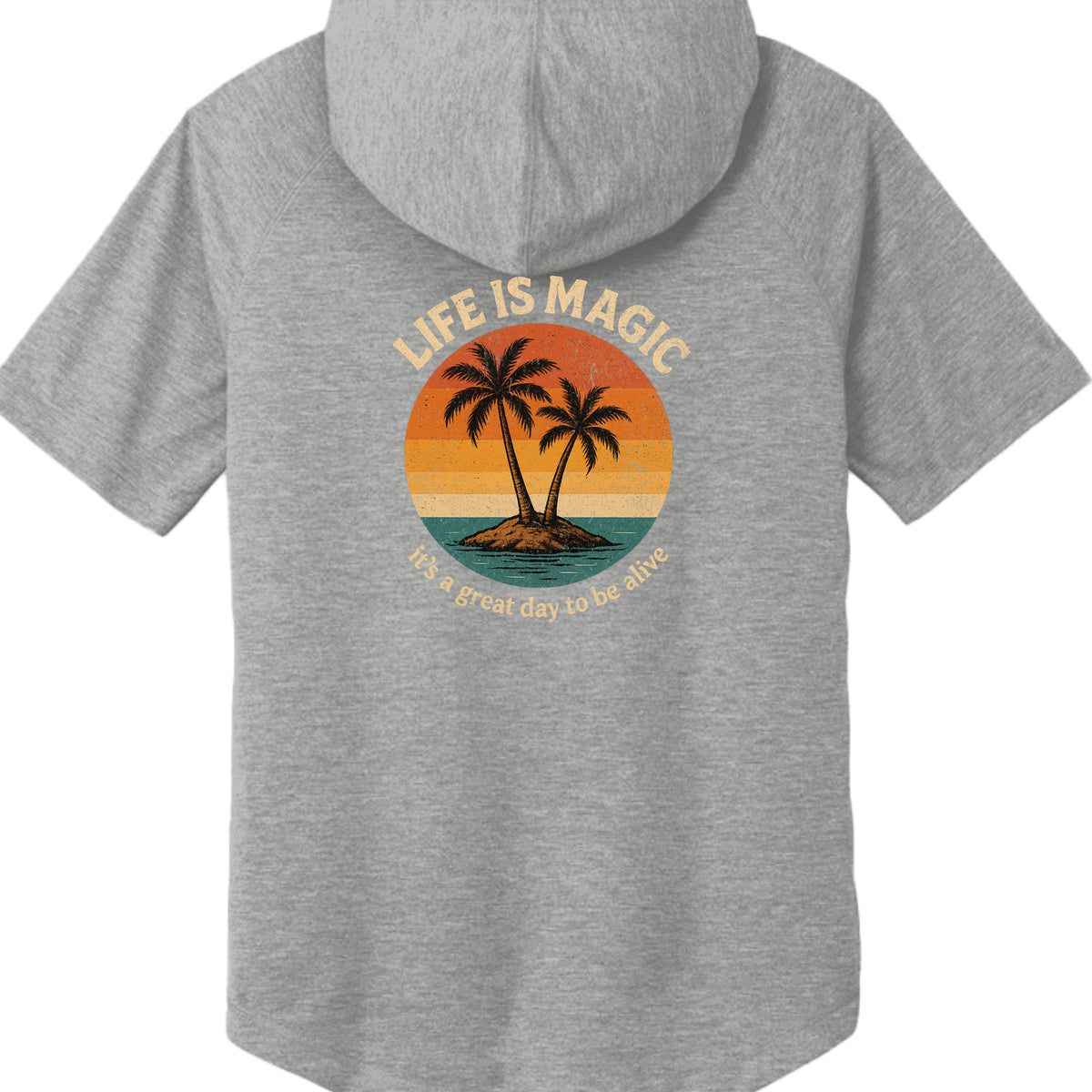 Life Is Magic — Sunrise Short-Sleeve Hoodie